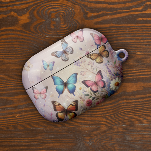 Butterfly Dreamscape AirPods Pro Gen 1 Case – Floral Butterfly Cover