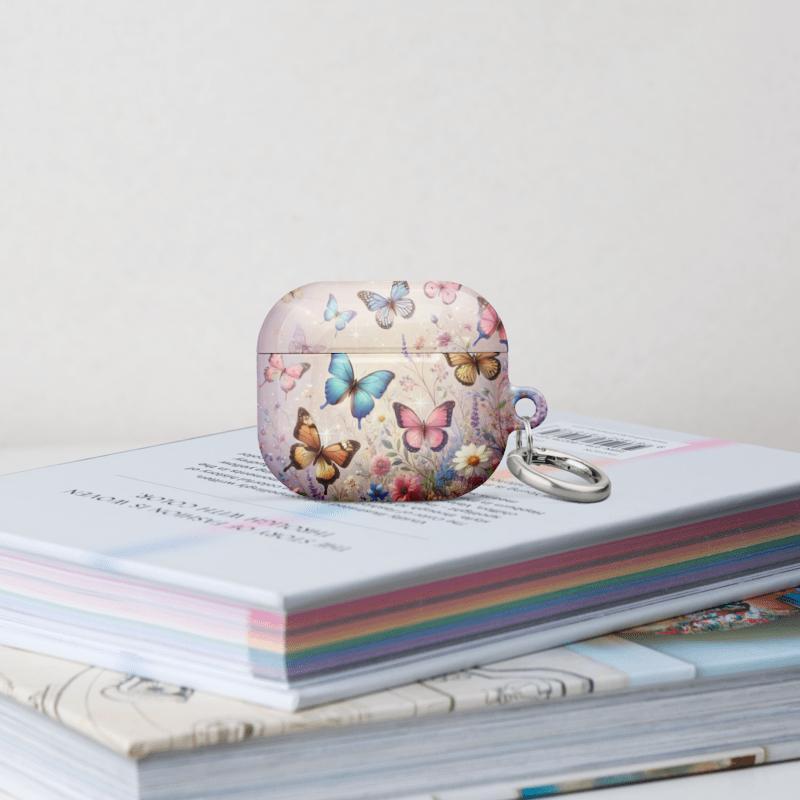 Butterfly Dreamscape AirPods Gen 3 Case – Floral Butterfly Cover
