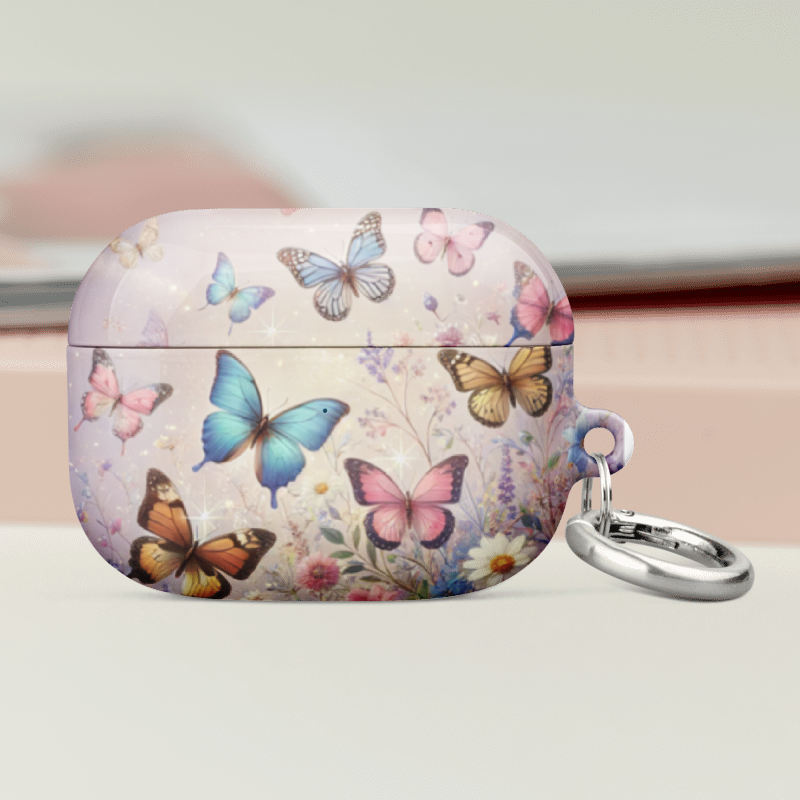 Butterfly Dreamscape AirPods Pro Gen 1 Case – Floral Butterfly Cover